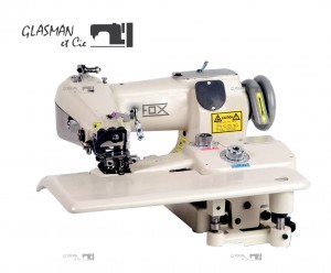 FOX BM 9352 Ourleuse invisible industrielle double plongeurs